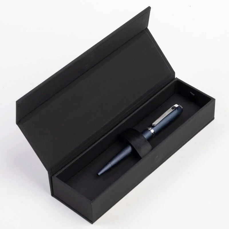 Hugo Boss Contour Ballpoint Pen Brushed Navy image number 3